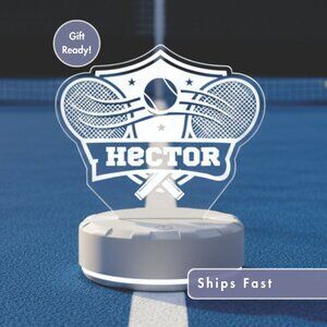 Tennis LED Night Light – Personalized Sports Decor